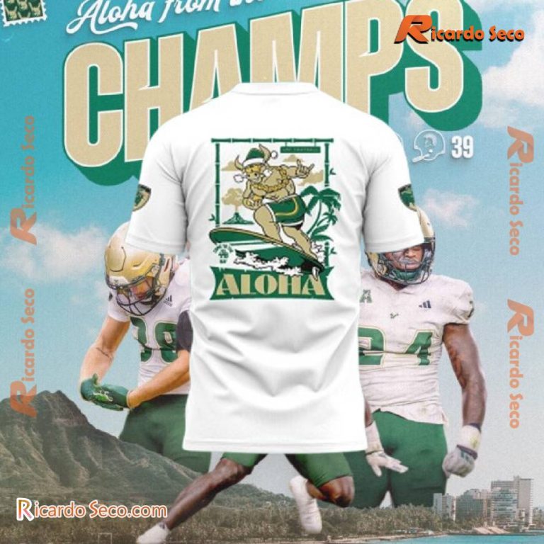 South Florida Bulls Hawaii Bowl Champs 2024 Graphic Unisex T-shirt-b DPfMzYa