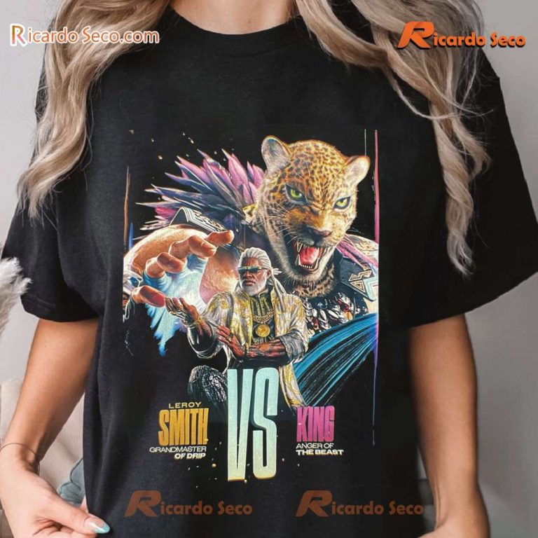 Tekken 8 Leroy Smith Grandmaster Of Drip King Anger Of The Beast Unisex T-shirt 0UktYZE