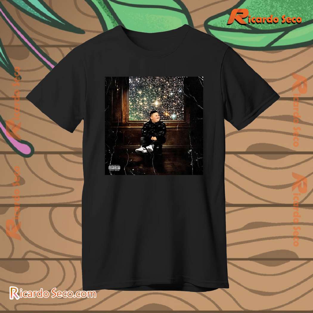 The Rizzler X Kid Cudi Man On The Moon II Cover Graphic T-shirt kngGw8p