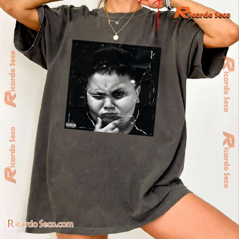 The Rizzler X The Weeknd Beauty Behind The Madness Album Graphic T-shirt-a 7nxGOqF