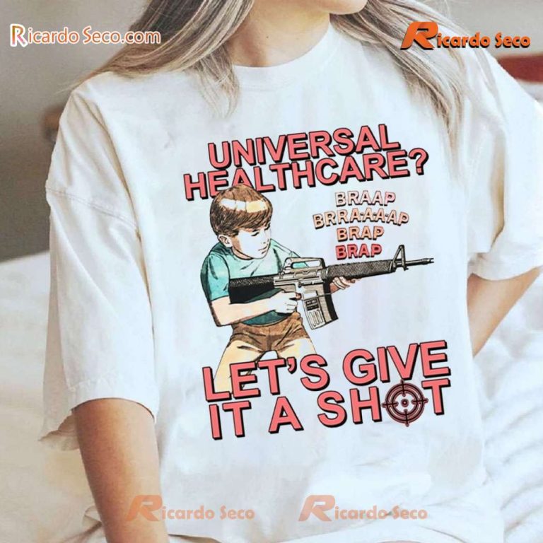 Universal Healthcare Lets Give It A Shot Classic Men Shirt FTlEb1A