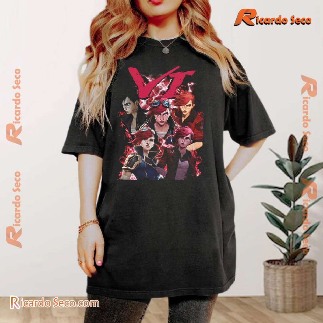 Vi Arcane Vintage League Of Legends Comfort Color Classic Ladies Shirt 71RIuZb