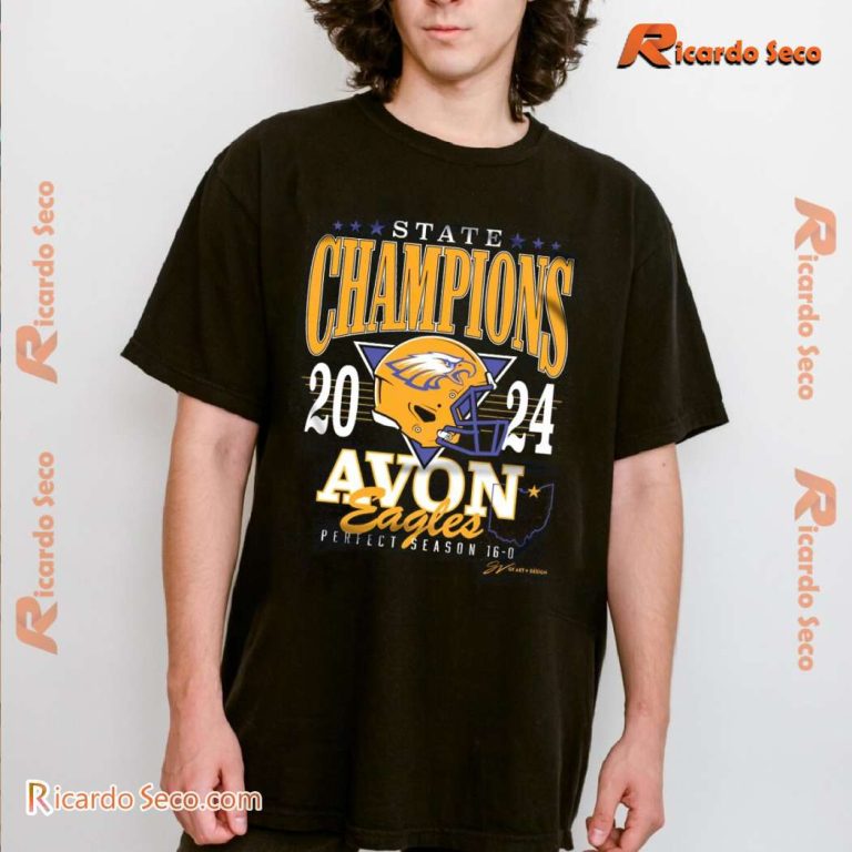 Avon Eagles Perfect Season 16-0 State Champions 2024 Unisex Long Sleeve-a ETAkSqh