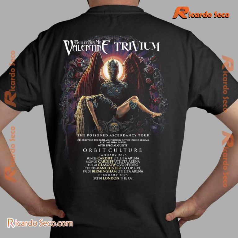 Bullet For My Valentine & Trivium The Poisoned Ascendancy Tour T-shirt-c 7S3q490