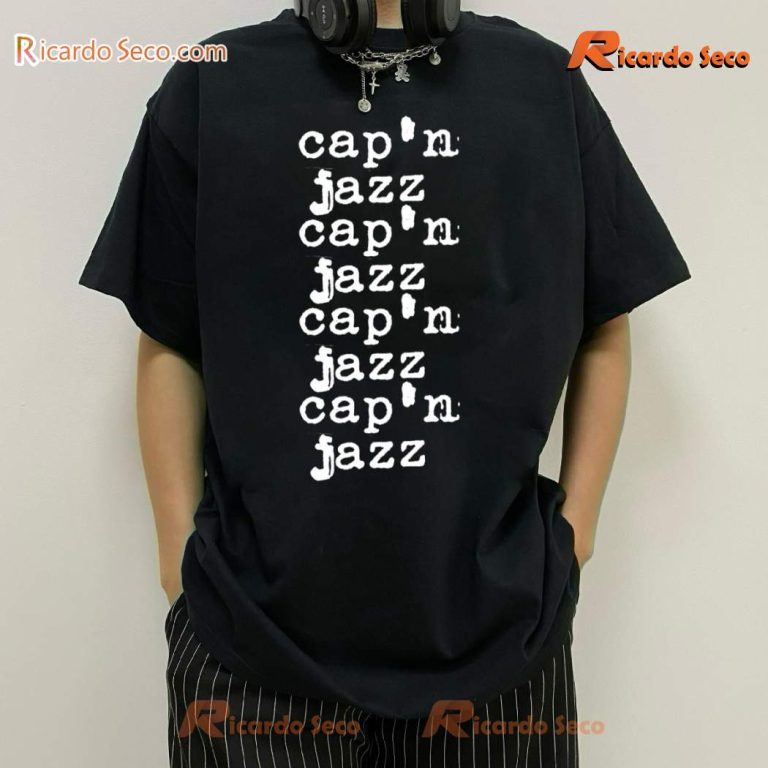 Cap'n Jazz Typewriter Gift For Fan Classic Men Shirt-a GfDFQ8K