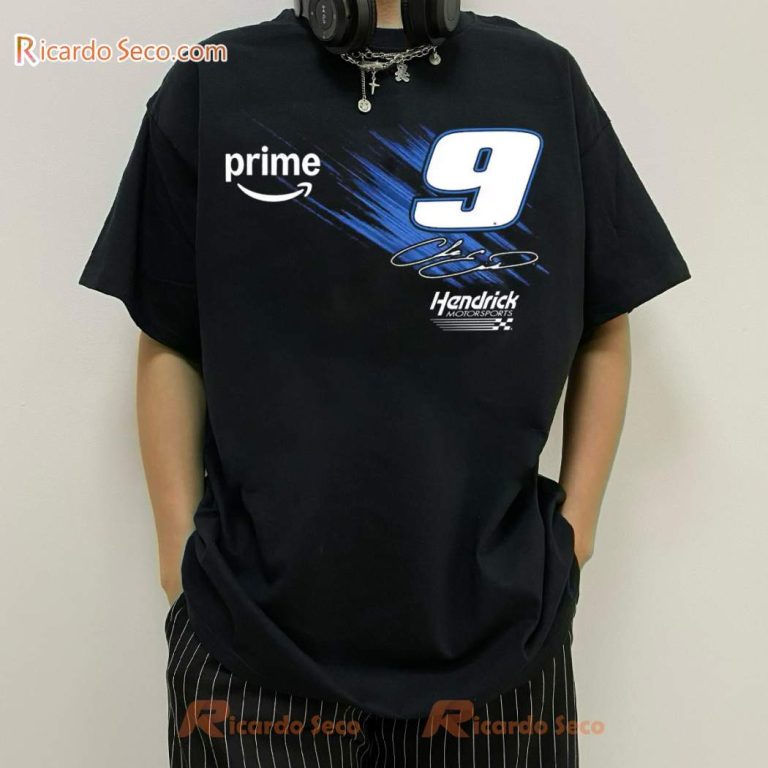 Chase Elliott #9 Amazon Prime Classic Men Shirt 26CDpVf