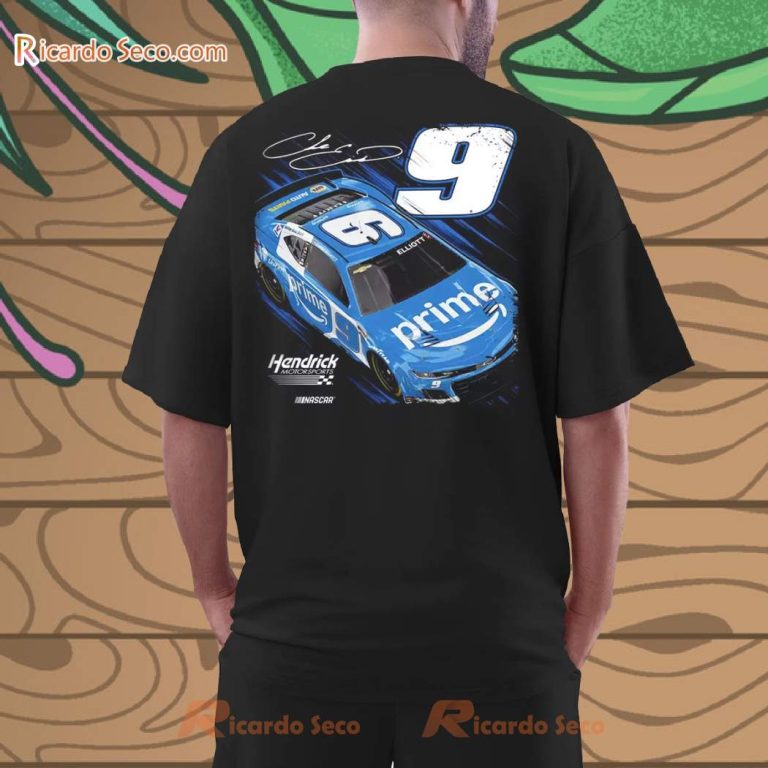 Chase Elliott #9 Amazon Prime Classic Men Shirt-c M15L4Xr