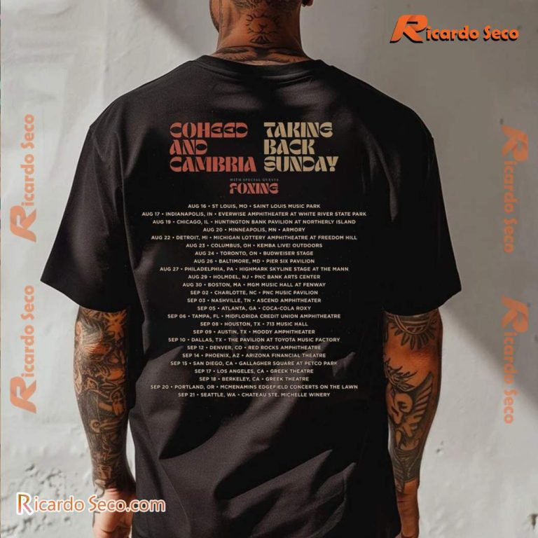 Coheed And Cambria Taking Back Sunday Unisex T-shirt-b NmzcIQ1