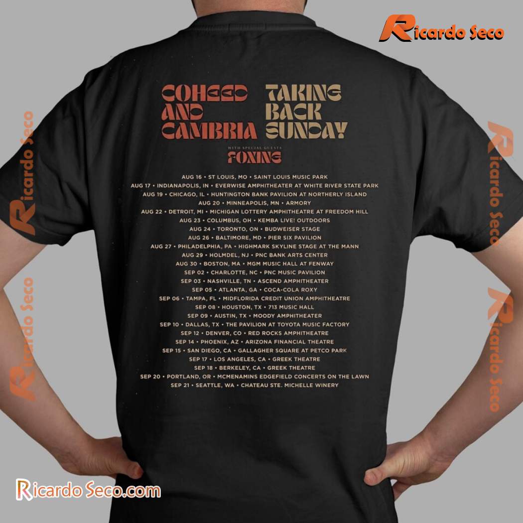 Coheed And Cambria Taking Back Sunday Unisex T-shirt-c 8W2kVhR