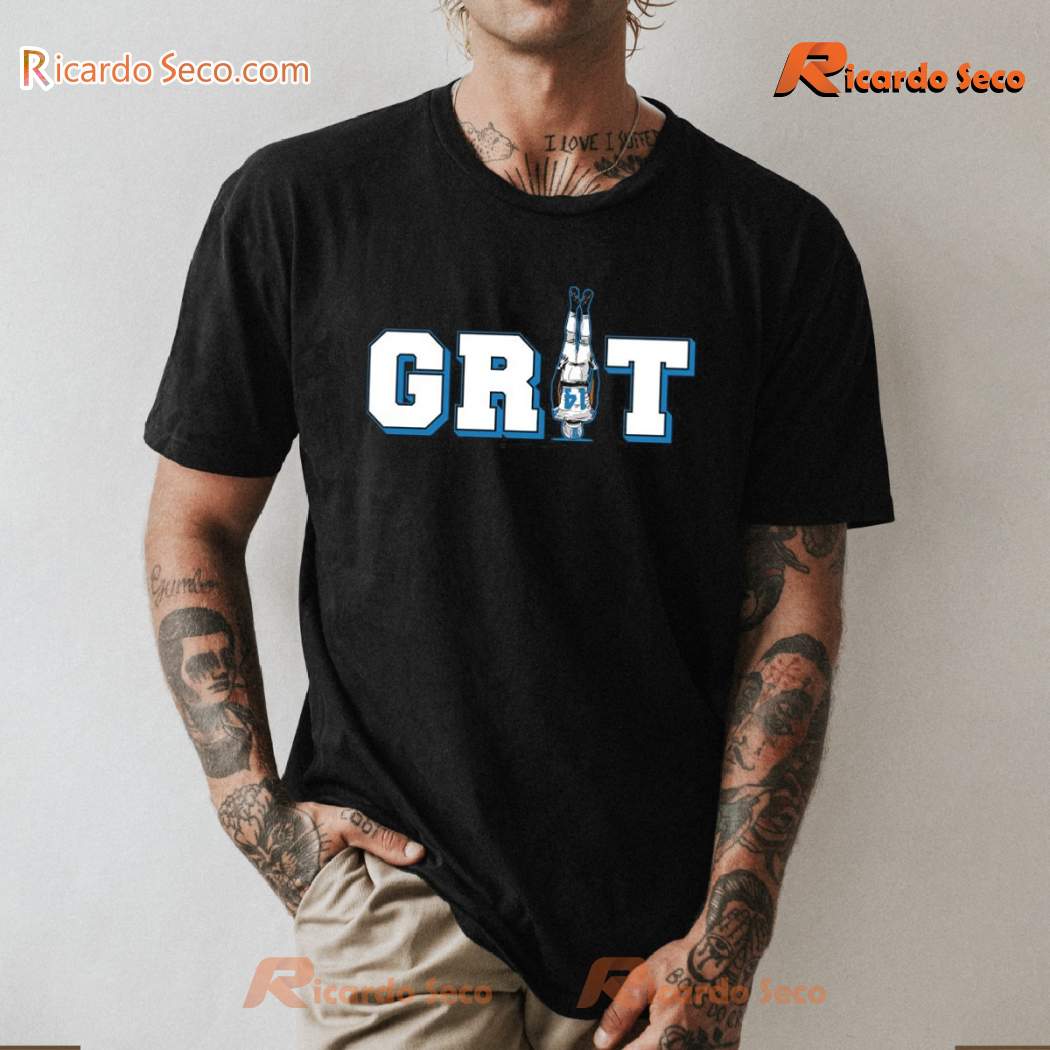 Detroit Lions Grit Det Ii Amon-ra St. Brown Unisex T-shirt Cbt8Qhg