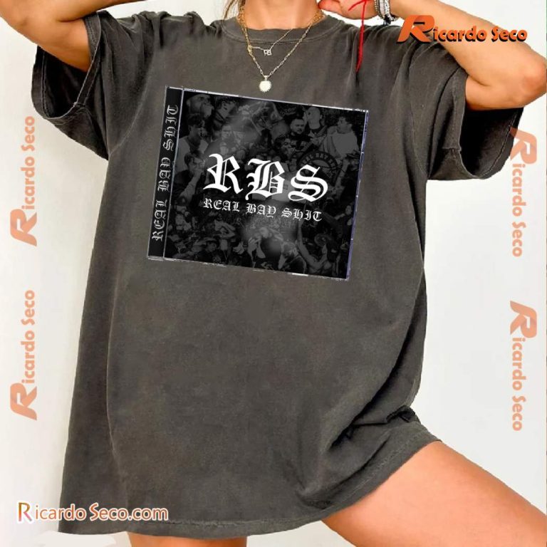 Grey Shorts Real Bay Shit Album Cover Unisex T-shirt-b or4CvYR