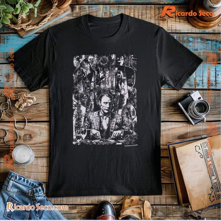 Hannibal Mosaic Portrait Classic Men Shirt-b m9Ep8Qd