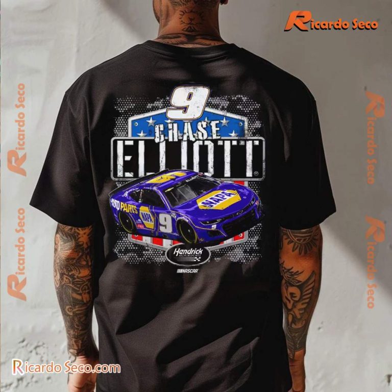 Hendrick Motorsports Chase Elliott #9 Charcoal NAPA Unisex T-shirt-c edWIT5t