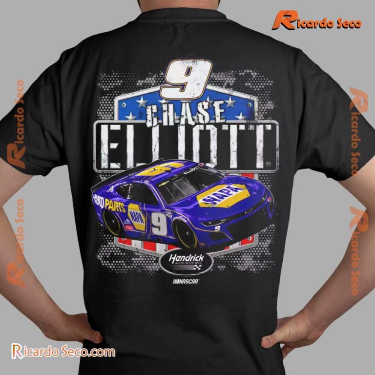 Hendrick Motorsports Chase Elliott #9 Charcoal NAPA Unisex T-shirt jLeJo1H