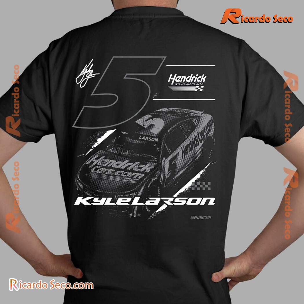 Hendrick Motorsports Kyle Larson #5 Tonal Graphic Classic Men Shirt wucEj2x