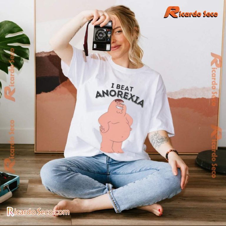 I Beat Anorexia Graphic Classic Men Shirt-a lSvfhXE