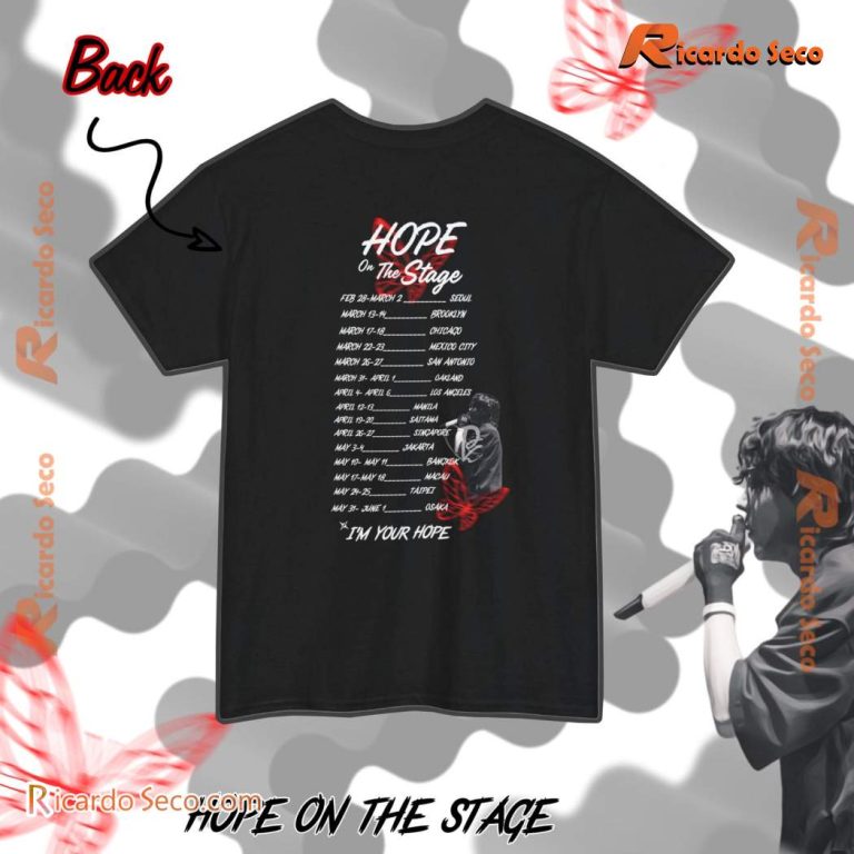 J-hope Hope On The Stage Tour Gift For Fan T-shirt-a NKLeECJ