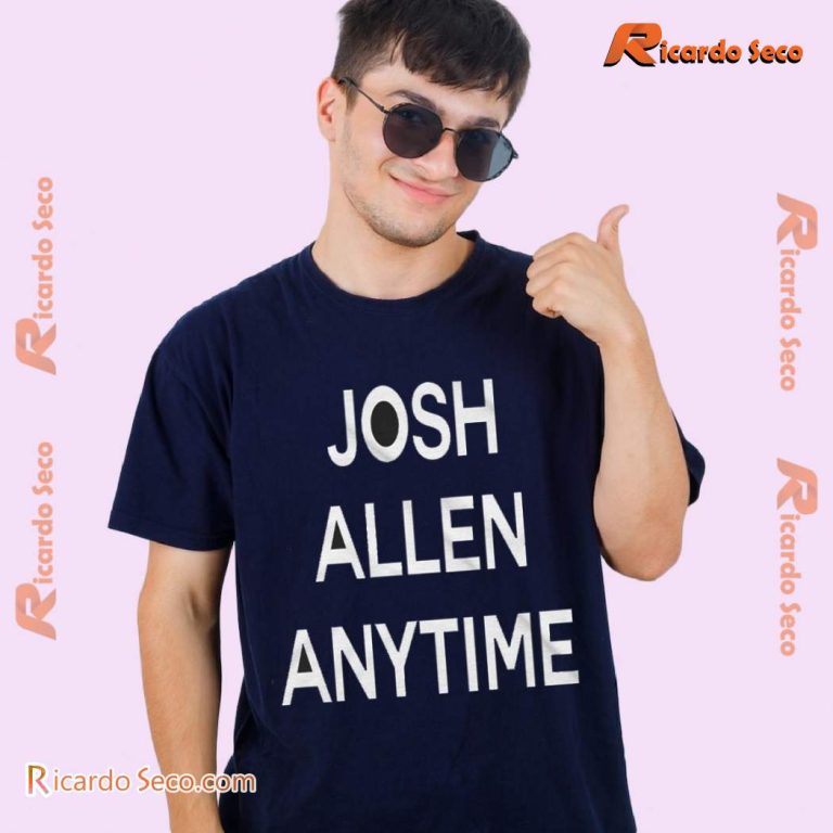 Josh Allen Anytime Graphic Classic Men Shirt-a hxyPFMA