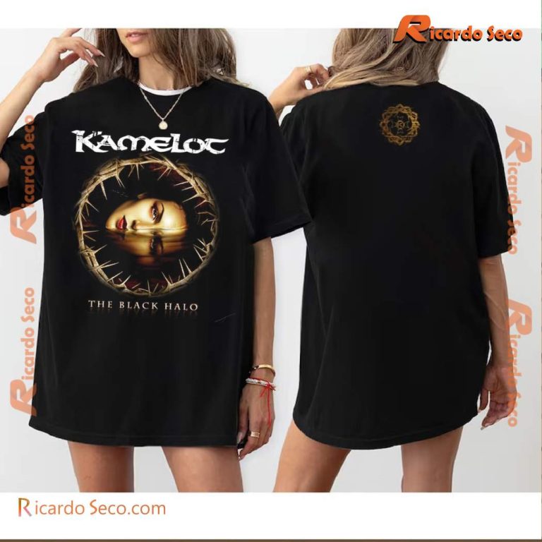 Kamelot The Black Halo 20th Anniversary Classic Men Shirt 6Kv7Z1s