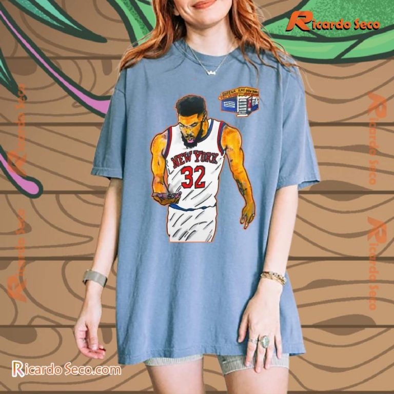 Karl-anthony Towns Bodega Kat New York Knicks Unisex T-shirt-a TfrDIk1