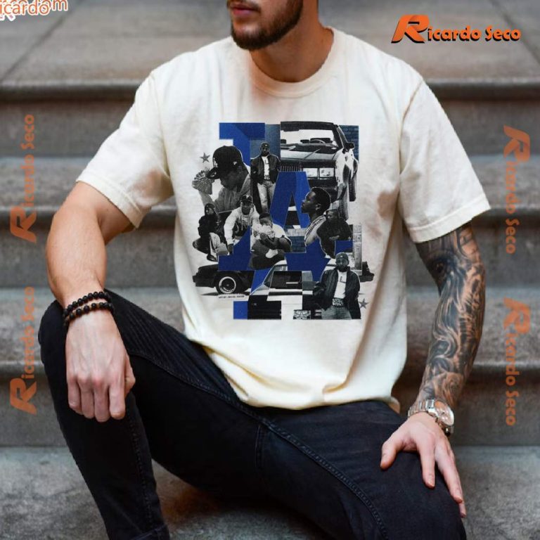 Kendrick Lamar Dodger Blue Classic Men Shirt-b JONqRFX