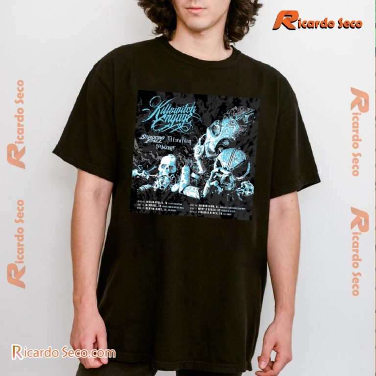 Killswitch Engage Shadows Fall, Fit For A King And Boundaries 2025 Tour Classic Men Shirt-a oSwTVYm