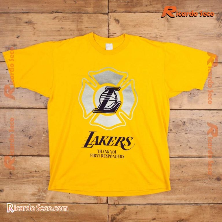 Lakers Thank You First Responders Classic Men Shirt-a 9xoL7EZ