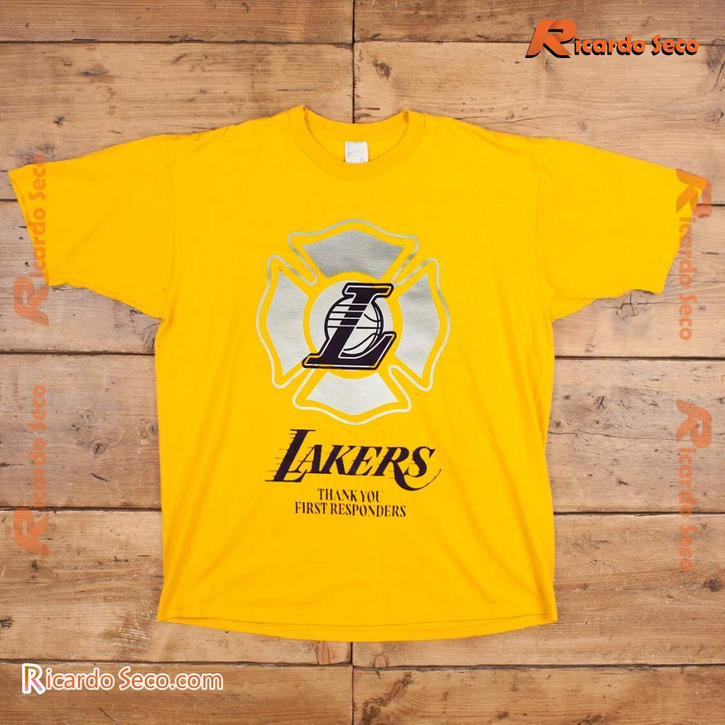 Lakers Thank You First Responders Classic Men Shirt-a 9xoL7EZ