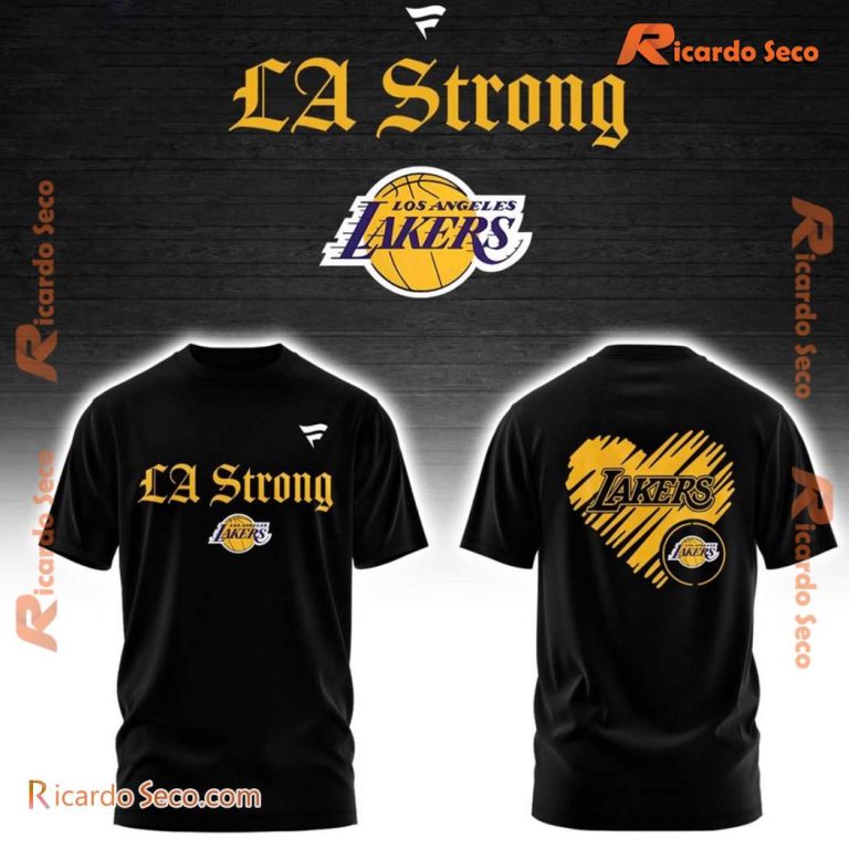 Los Angeles Lakers LA Strong Unisex T-shirt XWnbCkp