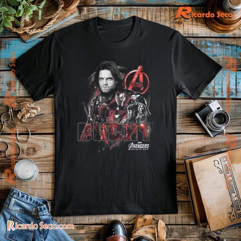 Marvel Bucky Avengers Squad Unisex T-shirt-b AFKxu8R