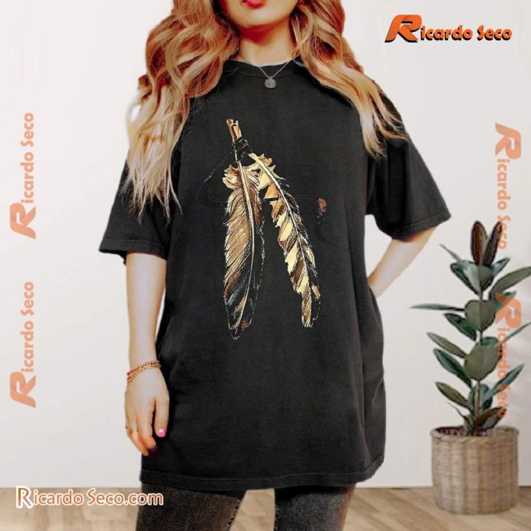 Native American Feather Unisex T-shirt-a TwEBqN4