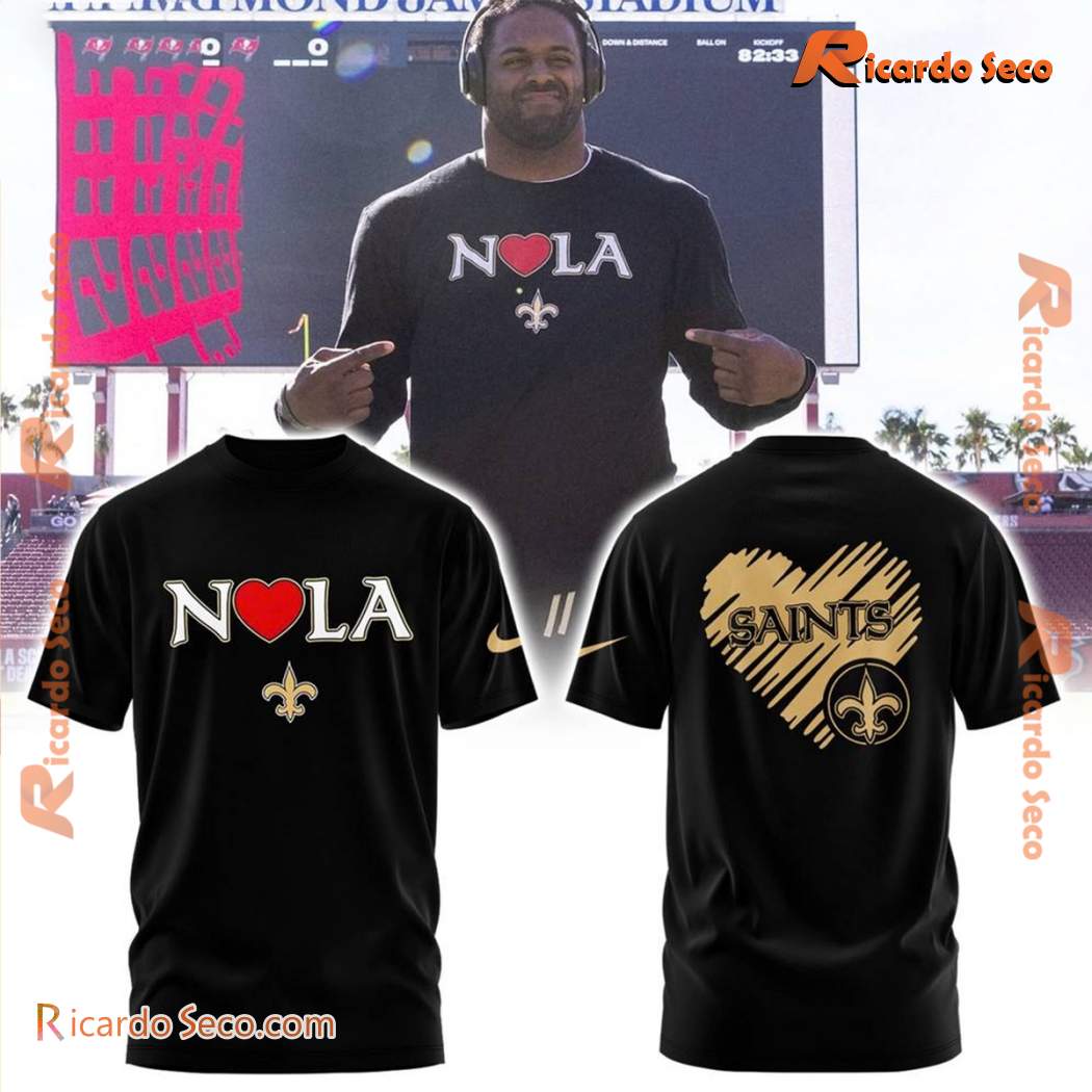 New Orleans Saints NOLA 2025 Unisex T-shirt pSboHQ2