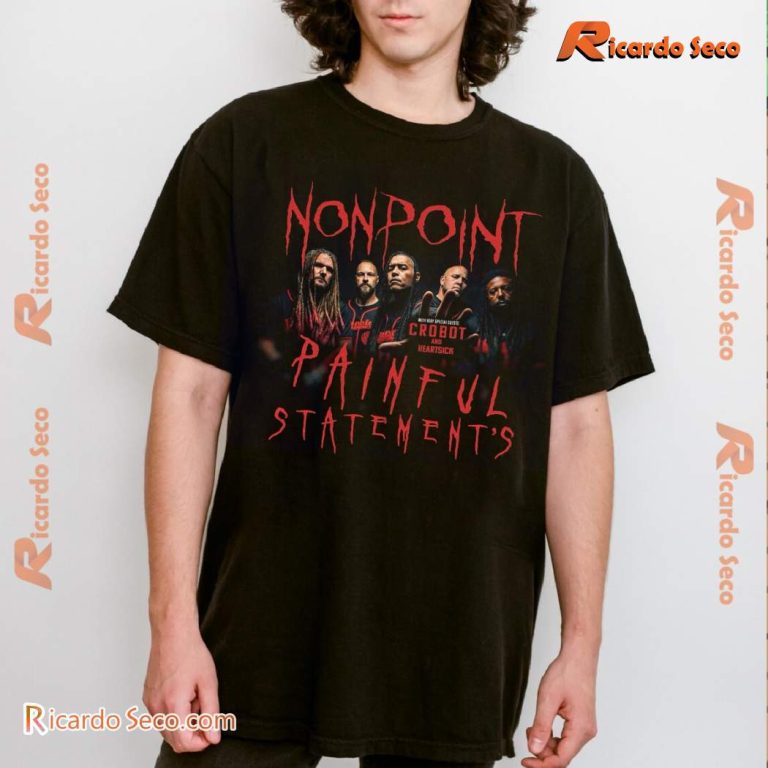 Nonpoint Painful Statement's 20th And 25th Anniversary Tour Classic Men Shirt-a eEWkI4Z