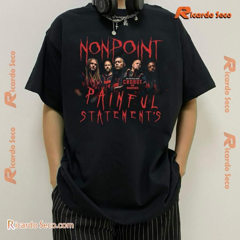 Nonpoint Painful Statement's 20th And 25th Anniversary Tour Classic Men Shirt-b iqMRC3o