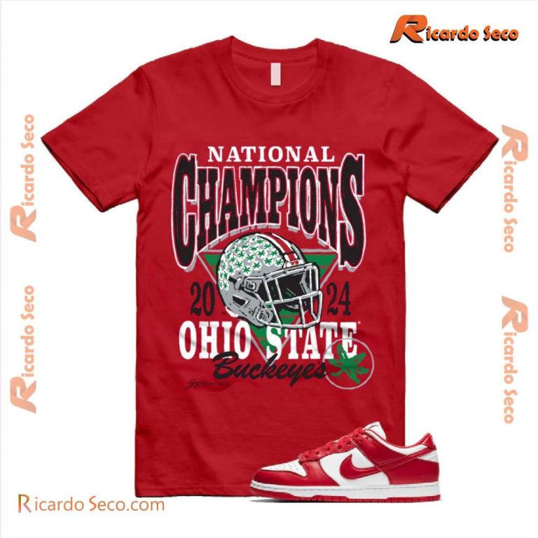 Ohio State National Champions Helmet 2024 Unisex T-shirt zAyMZj3