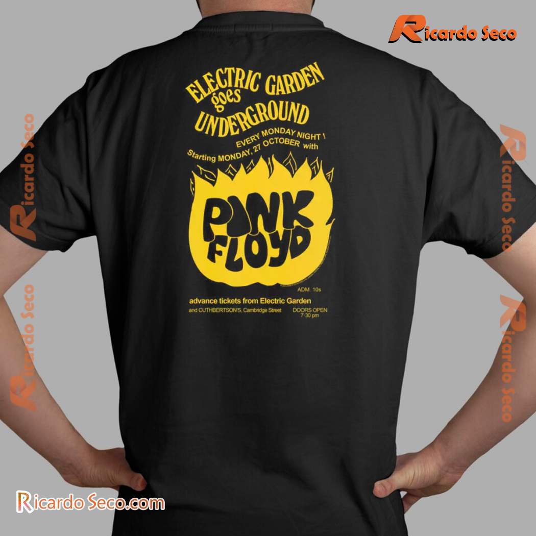 Pink Floyd Electric Garden Goes Underground Unisex T-shirt-c ztwDTkC
