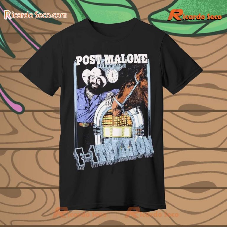 Post Malone F-1 Trillion Jukebox Horse Classic Men Shirt-a p4DIrdM