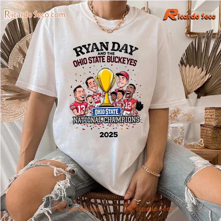 Ryan Day And Ohio State Buckeyes National Champions 2025 Classic Men Shirt-a BkNWTzX