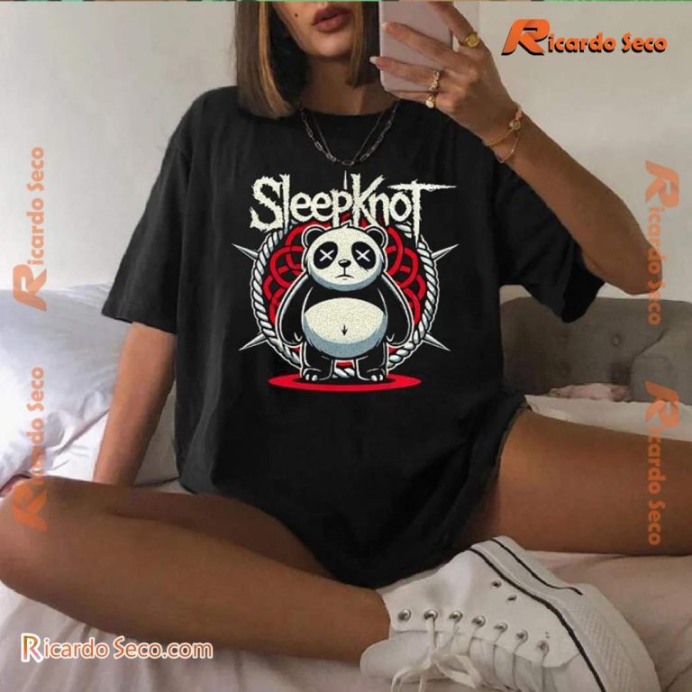 Sleepknot Panda Pajama Sleepytime Classic Men Shirt-a 5KzWBtN