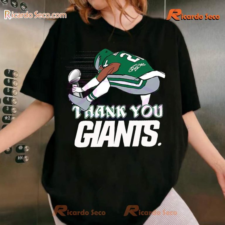 Thank You Giants Saquon Barkley Super Bowl Unisex T-shirt-a 5uU0gd1