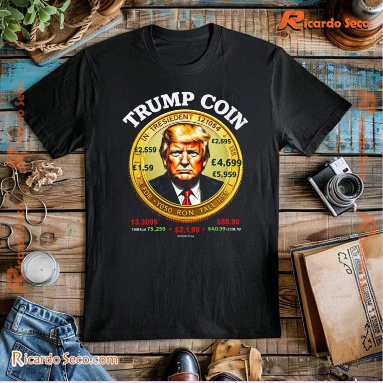 Trump Coin Unisex T-shirt-a 9S7i4tB