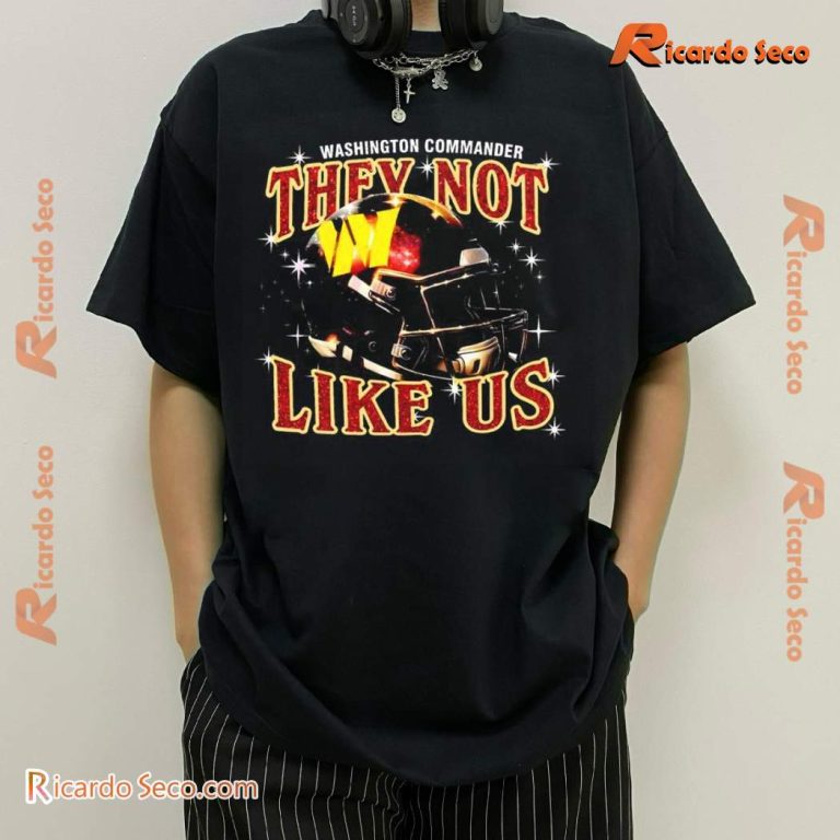 Washington Commanders NFL They Not Like Us Helmet Unisex T-shirt MPtNHwr