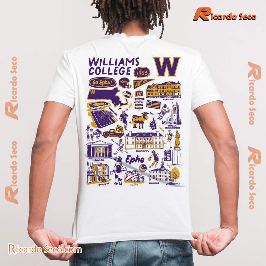 Williams College Ephs Vive La Fete Infant Impressions Artwork Unisex T-shirt GdQheX0