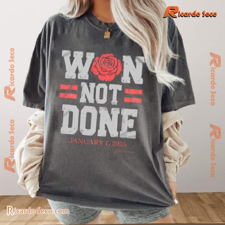 Won Not Done Commemorative Roses Classic Men Shirt-b BJqNH0z