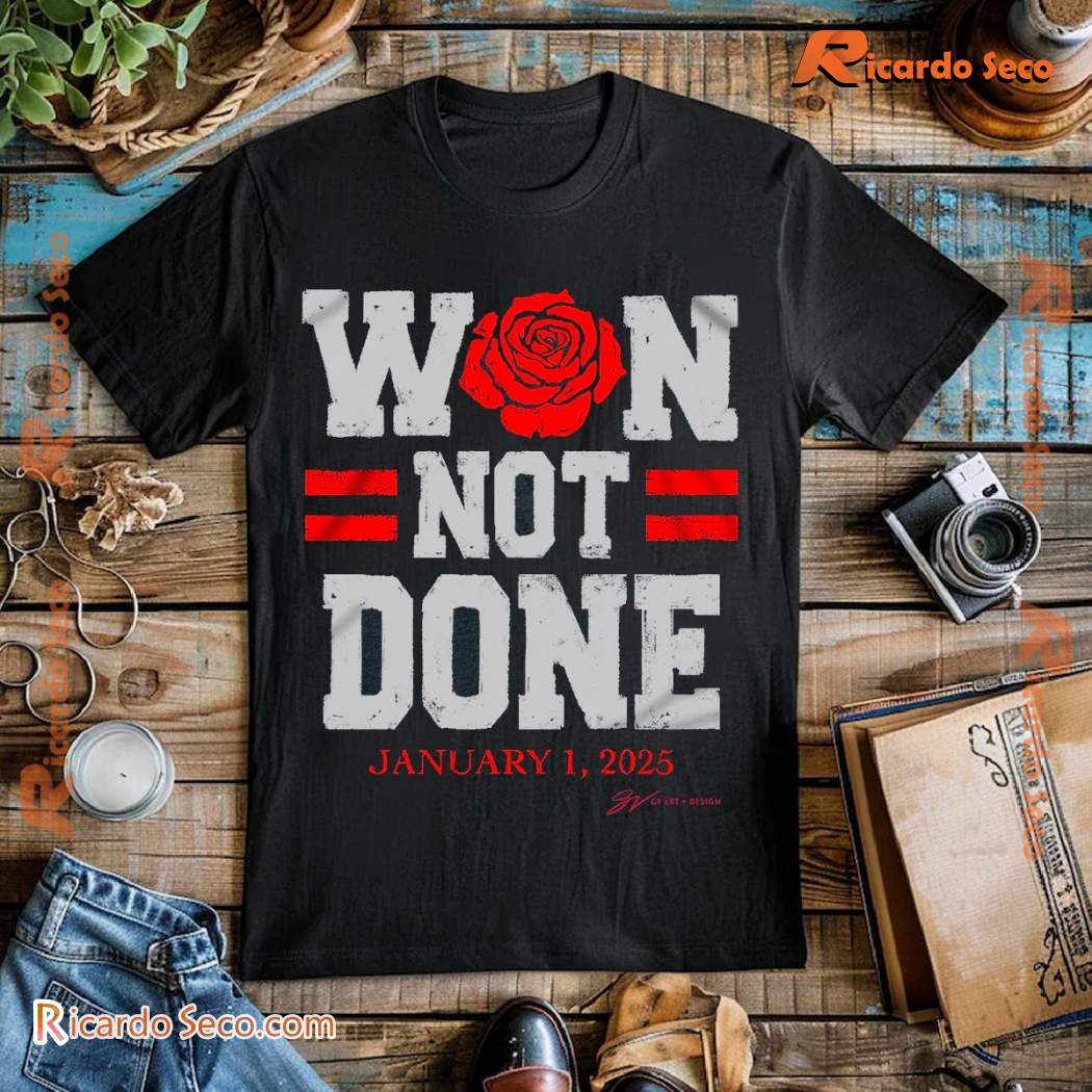 Won Not Done Commemorative Roses Classic Men Shirt 8bQX7lF