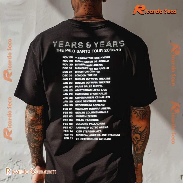 Years & Years The Palo Santo Tour 2018-19 Classic Men Shirt-b rMWbCJs