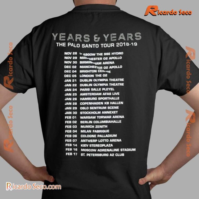 Years & Years The Palo Santo Tour 2018-19 Classic Men Shirt-c pnDKYNm