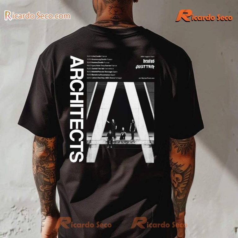 Architects Live Tour 2025 Unisex T-shirt-b o5QHDZ7