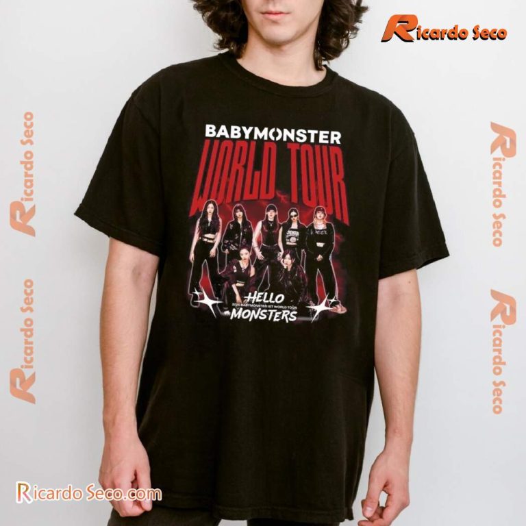 Babymonster Hello Monster World Tour 2025 Shirt-a n7smJCS