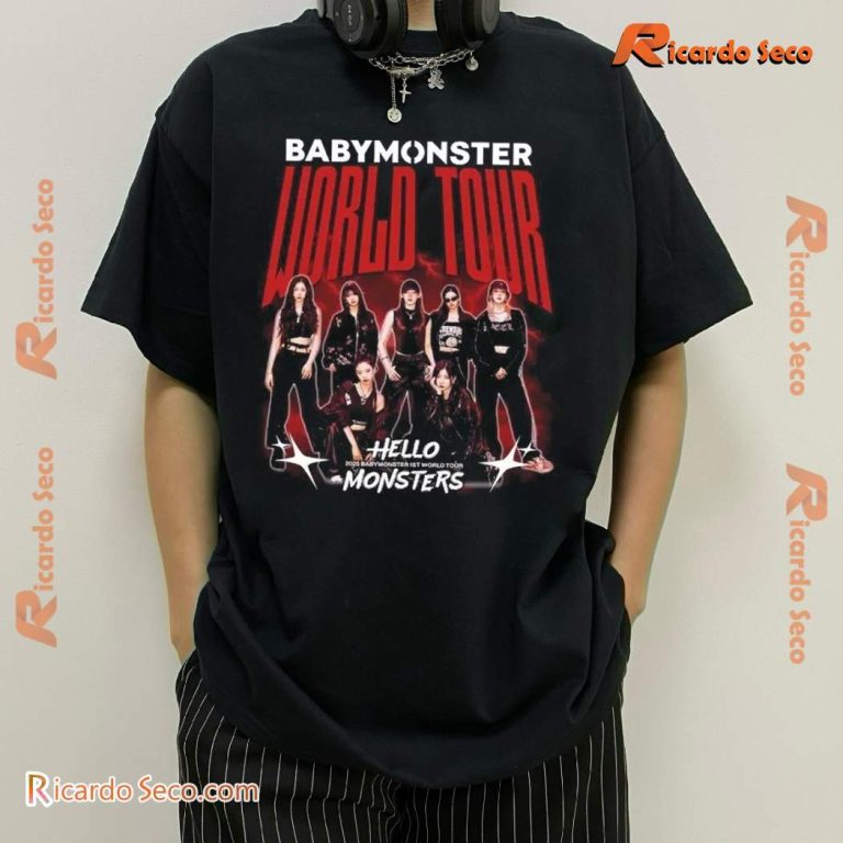 Babymonster Hello Monster World Tour 2025 Shirt-b AO0xy6E